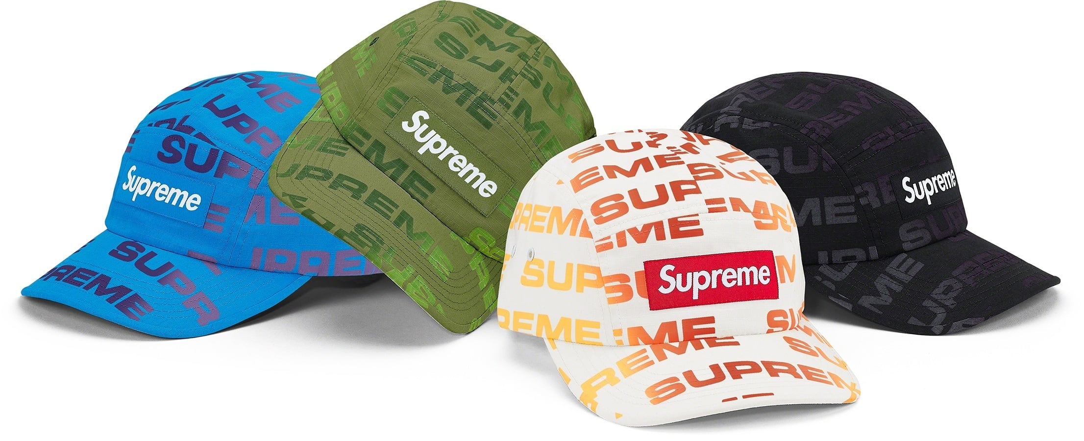 Reactive Print Camp Cap